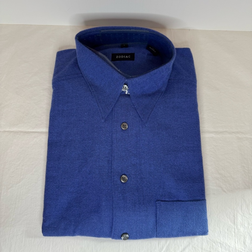Zodiac Men's Classic Indigo Dress Shirt